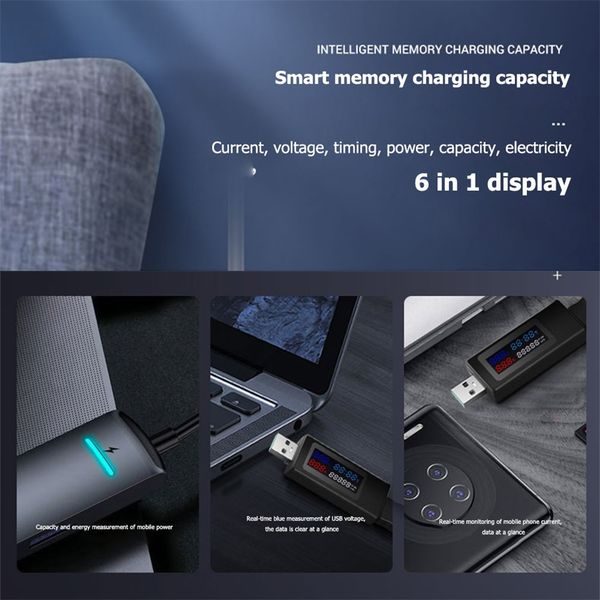 KEWEISI KWS-V30 USB tester napätia, prúdu a kapacity s IPS displejom