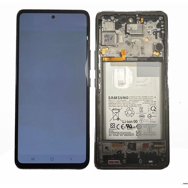 Samsung Galaxy A53 5G A536 LCD displej dotykové sklo originální (SWAP) černý kvalita C