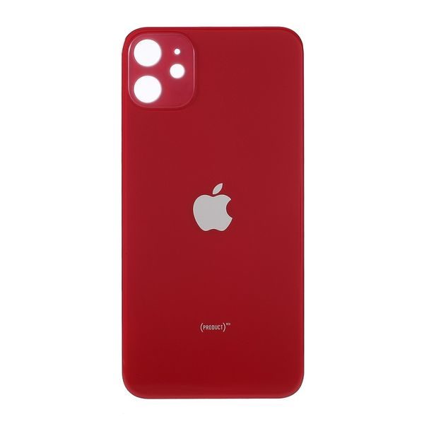 Apple iPhone 11 zadní kryt baterie červený s větším otvorem pro kameru RED