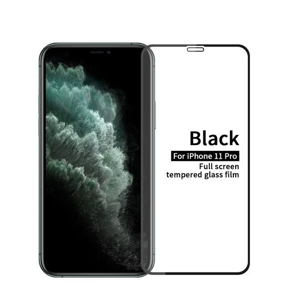 Apple iPhone 11 Pro / X / XS Black Tempered Glass Screen Protector