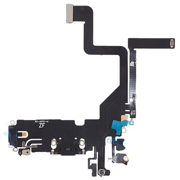 Konektor iPhone 14 Pro nabíjecí dock flex černý mikrofon
