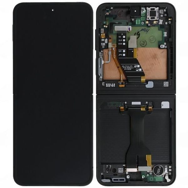 Samsung Galaxy Z Flip 7 F766 LCD displej dotykové sklo (Assembled Service Pack) vnútorný - Jetblack