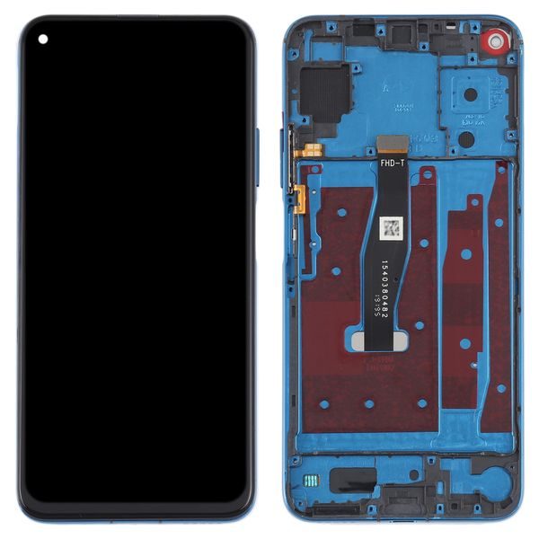 Honor 20 / Huawei Nova 5T LCD displej přední panel včetně rámečku zelený YAL-L21