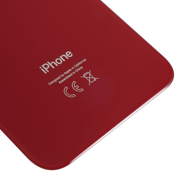 Apple iPhone XR zadní kryt baterie včetně krytky čočky fotoaparátu červený RED product