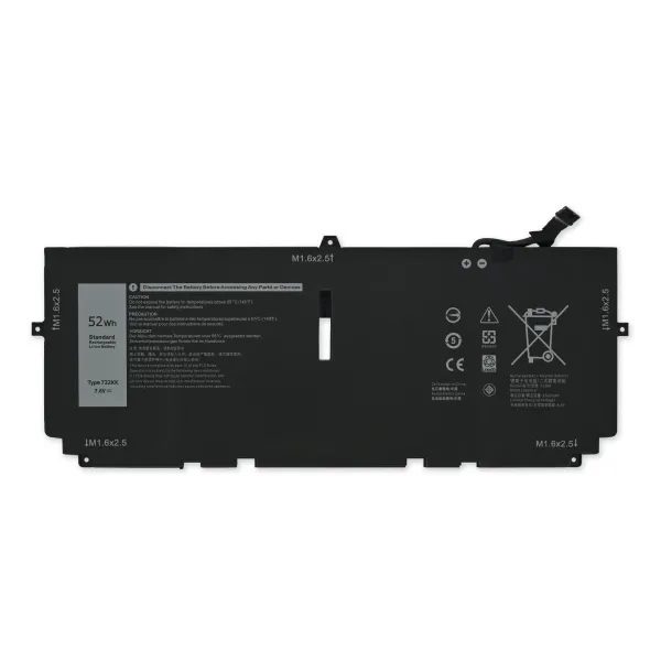 722KK Battery for Dell XPS 13 9300, 9380 and 9310 Laptops