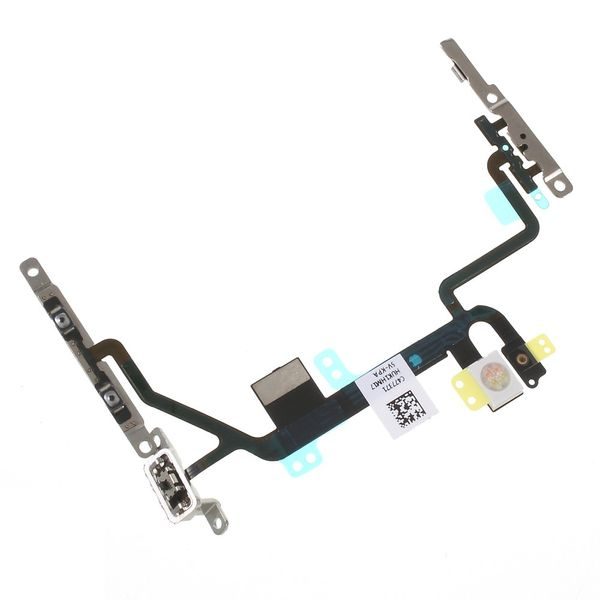 Apple iPhone 8 Power ON/OFF and Volume Button Flex Cable with Metal Plate