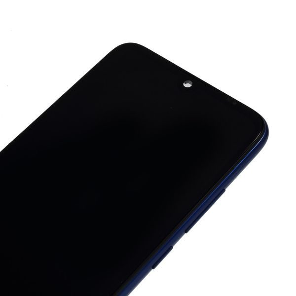 Xiaomi Redmi Note 7 LCD touch screen digitizer with frame Blue (Service Pack)