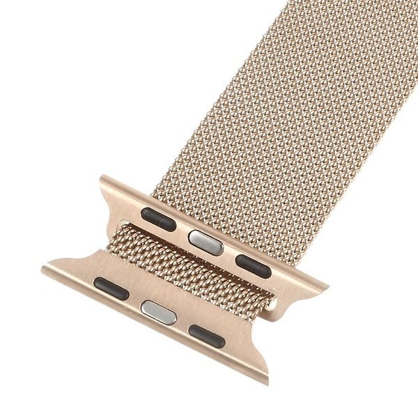 Apple Watch 42mm řemínek kovový Milanese Loop Milánský tah rose gold