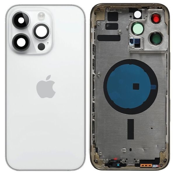 Rear Battery Cover Housing for iPhone 14 Pro (Silver)