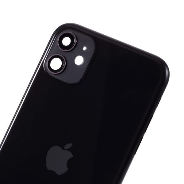 Apple iPhone 11 zadní kryt baterie černý včetně středního rámečku 6.1"