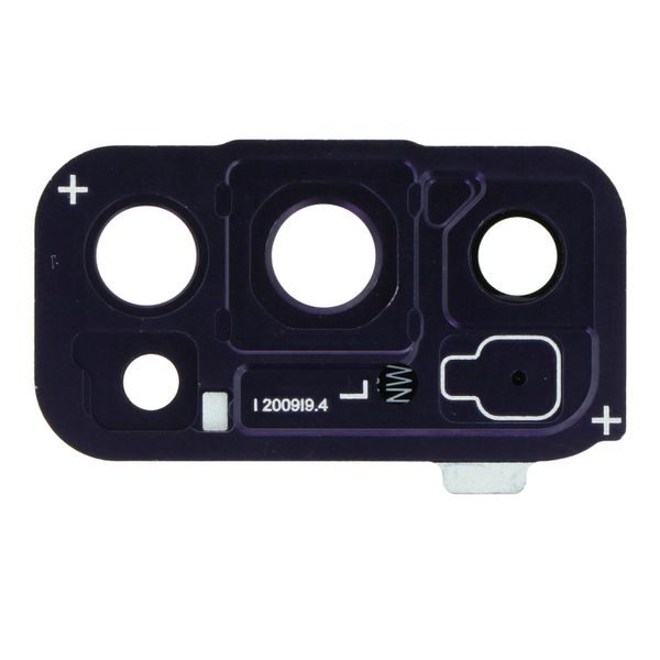 Samsung Galaxy S20 FE čočka fotoaparátu zadní skleněná včetně rámečku fialová