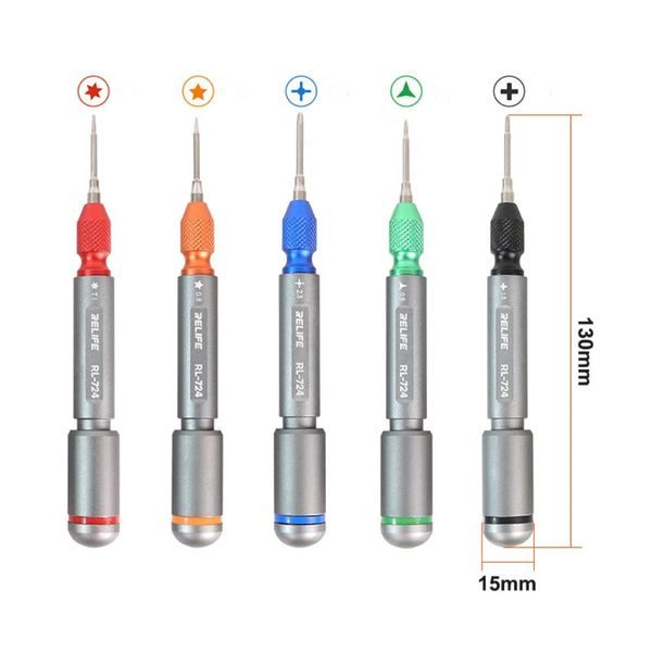 RELIFE RL-724A Precision 5-Piece Torque Screwdriver Set for Mobile Phones and Tablets