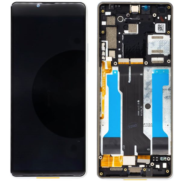 Sony Xperia 10 III LCD displej dotykové sklo bílé (Service Pack)