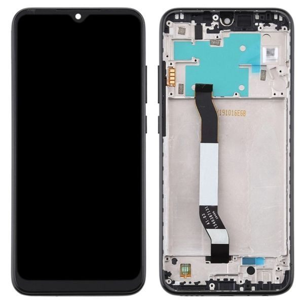 Xiaomi Redmi Note 8 LCD displej dotykové sklo včetně rámečku komplet přední panel černý