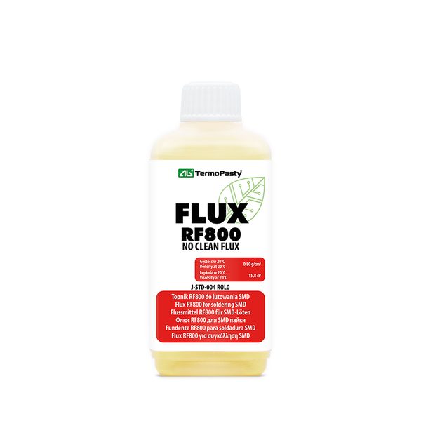 RF800 No Clean Flux 15 ml – tavidlo na SMD spájkovanie