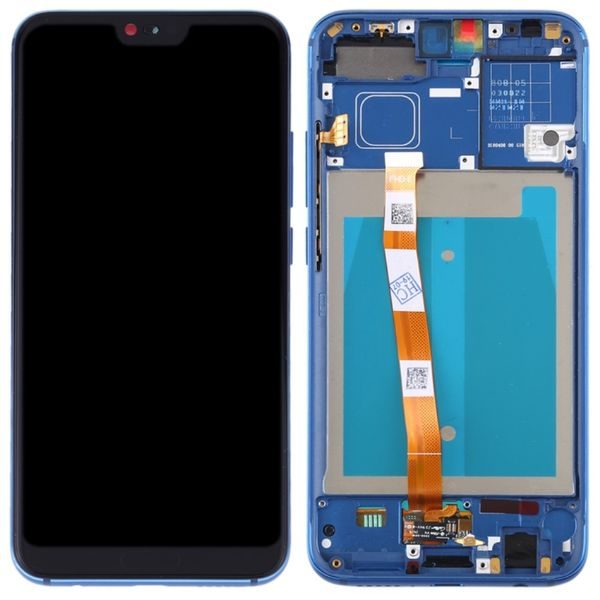 Honor 10 LCD touch screen digitizer + frame (blue)