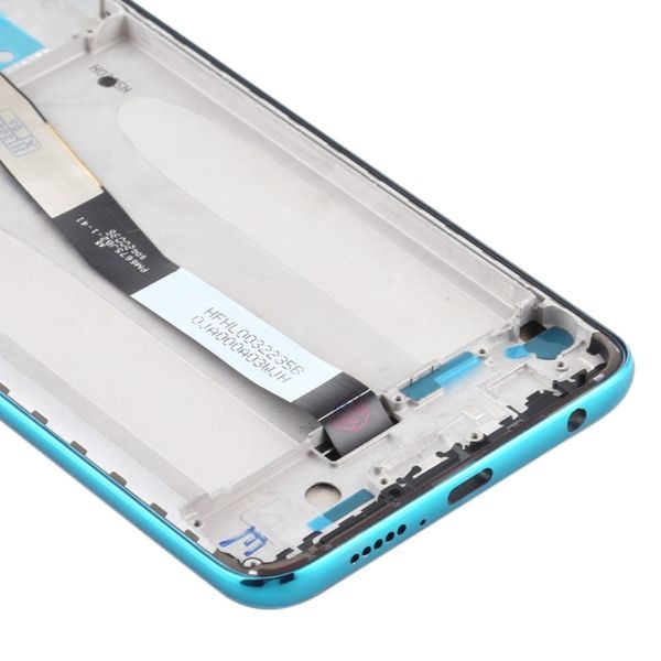 Xiaomi Redmi Note 9S / Note 9 Pro LCD touch screen digitizer with frame Blue