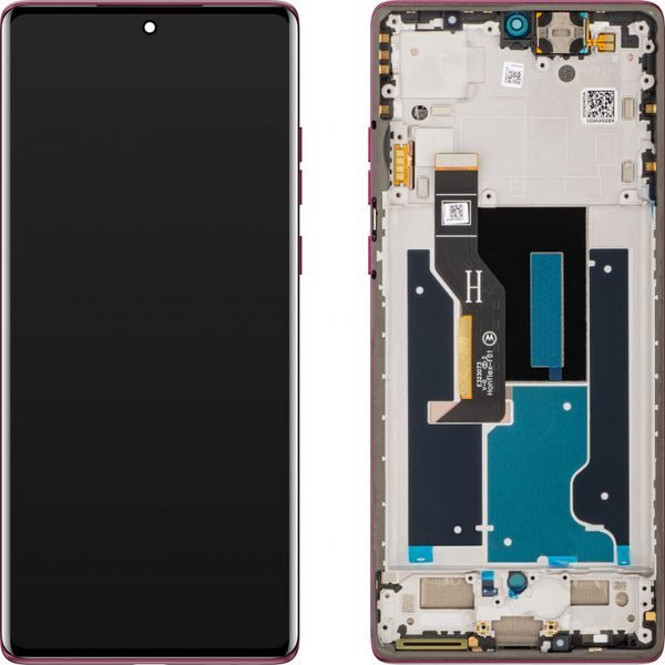 Motorola Edge 50 Fusion Original LCD Display Touch Glass (Service Pack) Hot Pink