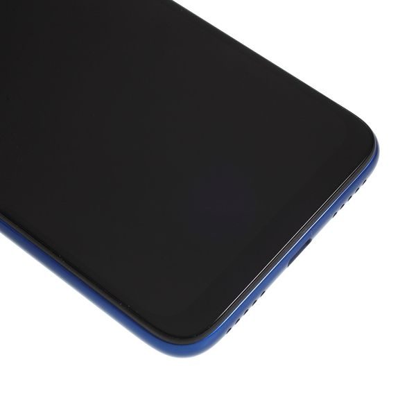 Xiaomi Redmi Note 7 LCD displej dotykové sklo komplet přední panel včetně rámečku modrý