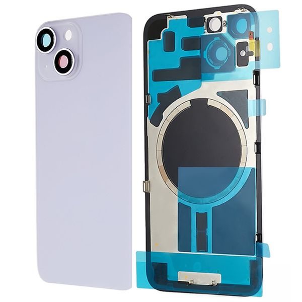Zadní kryt baterie iPhone 14 včetně krytky kamery (fialový)