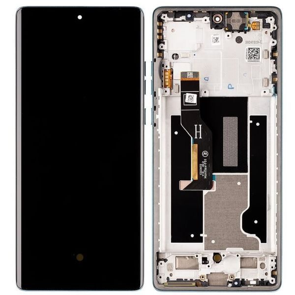 Motorola Edge 50 Fusion Original LCD Display Touch Glass (Service Pack) Blue
