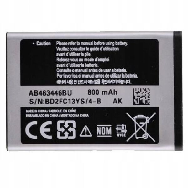 Baterie AB463446BU / AB463446BN pro Samsung C3520/C3750/E1080..