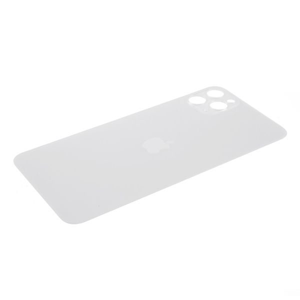 Apple iPhone 11 Pro zadní skleněný kryt baterie bílý s větším otvorem čočky kamery
