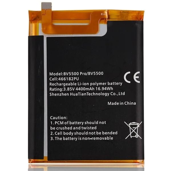 Battery 466182PU for Blackview BV5500/BV5500 Pro/BV5500 Plus