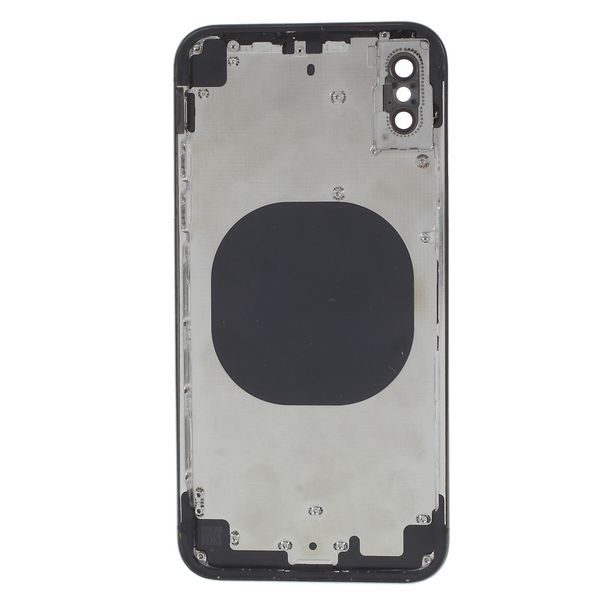 Apple iPhone X zadní kryt baterie černý včetně středového rámečku šedý