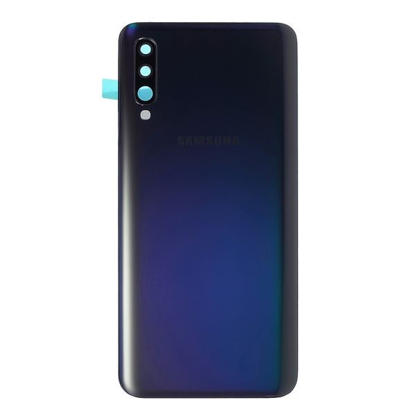 Samsung Galaxy A50 zadní kryt baterie včetně krytky fotoaparátu osázený černý A505