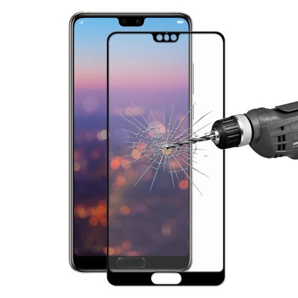 Huawei P20 Ochranné tvrzené sklo černé