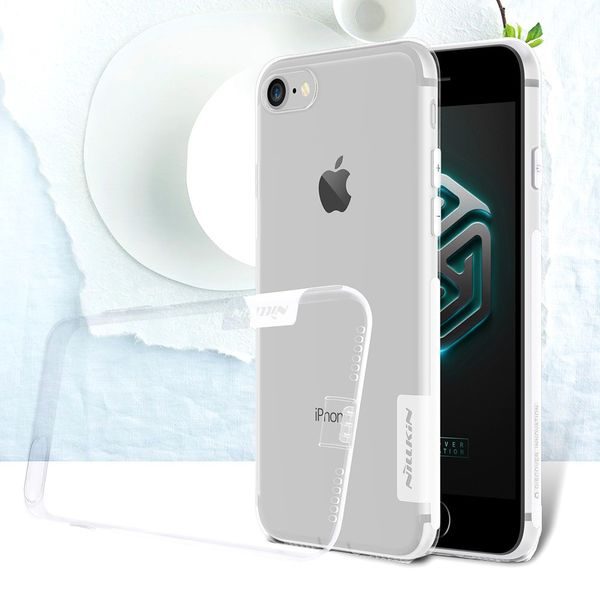 Apple iPhone 7 Ochranný kryt pouzdro Nillkin transparentní