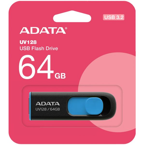 USB-A 3.2 Flash Disk Adata UV128, 64Gb