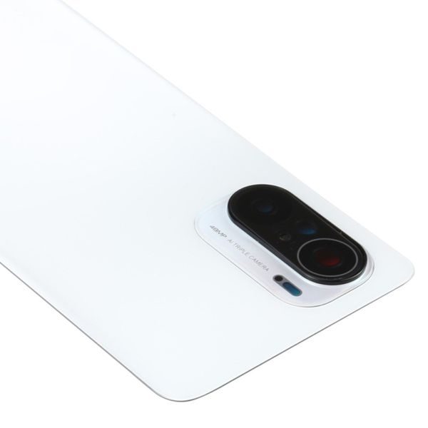 Xiaomi Poco F3 zadní kryt baterie bílý včetně krytky čočky fotoaparátu
