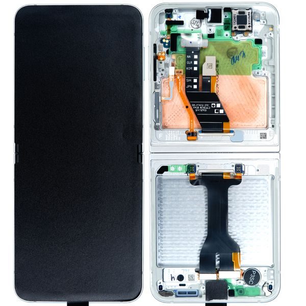 Samsung Galaxy Z Flip 6 F741 LCD Display Touchscreen Glass (Service Pack) Inner - White
