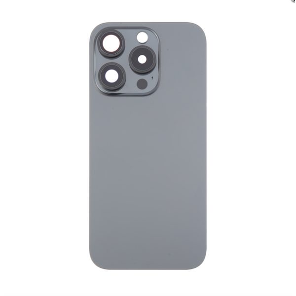 Back Battery Cover for iPhone 16 Pro (Black Titanium)