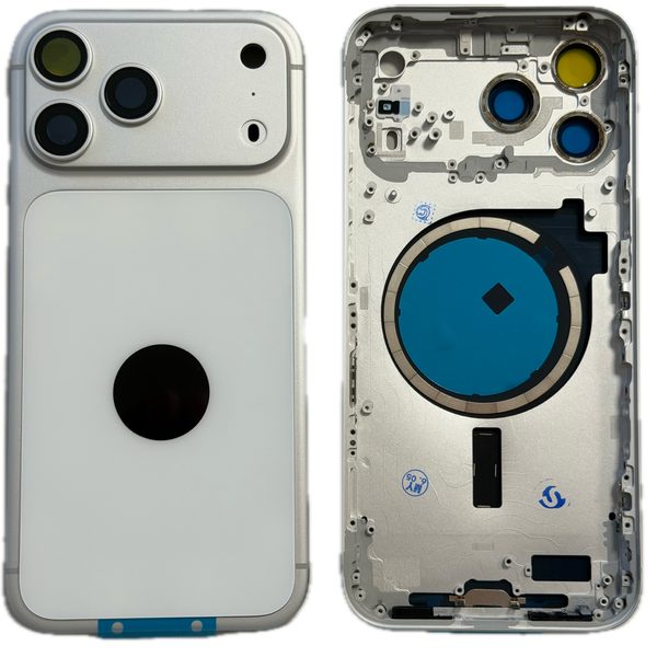 Zadní kryt baterie housing pro iPhone 17 Pro Max (Stříbrný)