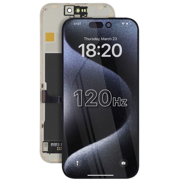 LCD displej a dotykové sklo pre iPhone 15 Pro (120 Hz FHD SOFT-OLED REPART ULTRA)