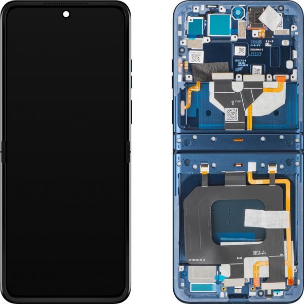 Motorola Razr 2025 / Razr 60 LCD Display Touch Glass Original (Service Pack) Internal - Gibraltar Sea