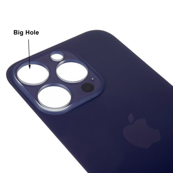 Rear Battery Cover Glass for iPhone 14 Pro (Deep Purple)