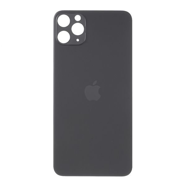 Apple iPhone 11 Pro Max zadní skleněný kryt baterie černý s větším otvorem pro kameru