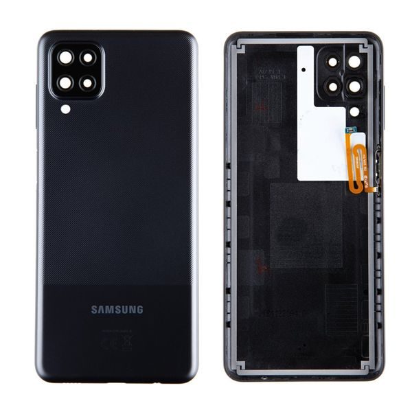 Samsung Galaxy A12 zadní kryt baterie černý A125 (Service Pack)