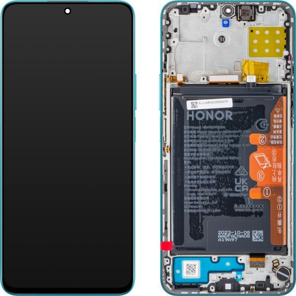 Honor X8a / 90 Lite LCD Display Touch Screen Original (Service Pack) Cyan Lake