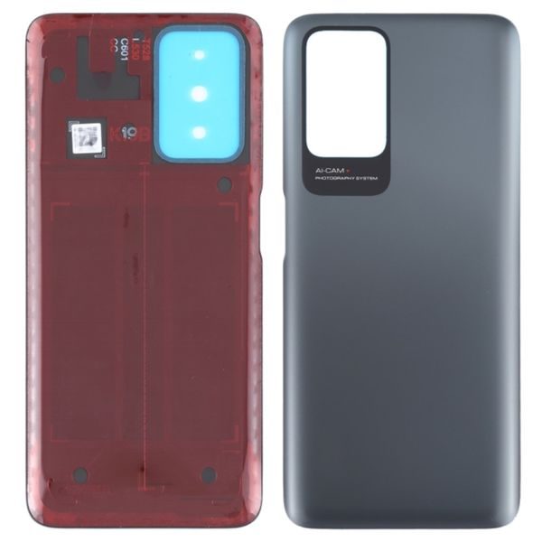 Xiaomi Redmi 10 Black Rear Battery Cover