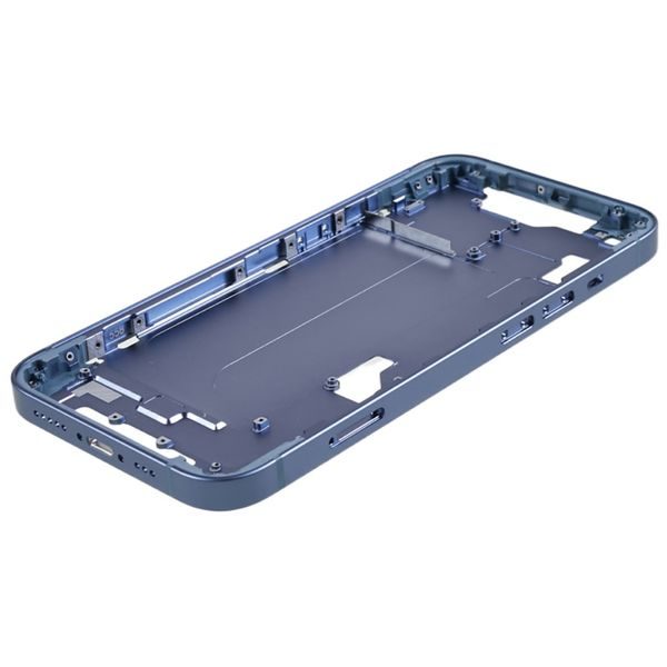 Středový rám iPhone 14 střední rámeček kryt modrý
