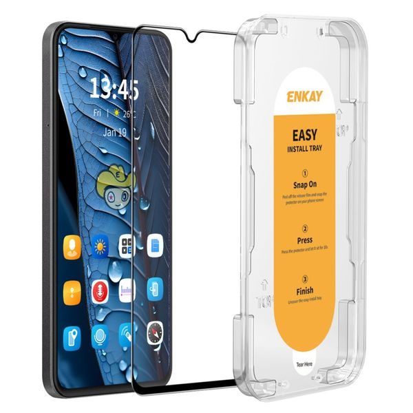 Ochranné tvrzené sklo Enkay pro Samsung Galaxy A22 5G A226 (s aplikátorem)