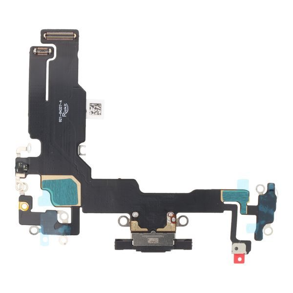 iPhone 15 Charging Connector Flex Microphone (OEM) Black