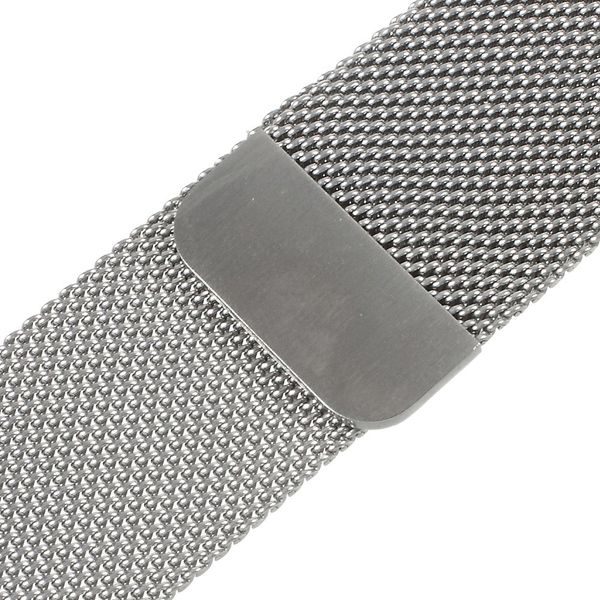 Apple Watch 42mm řemínek kovový Milanese Loop Milánský tah stříbrný