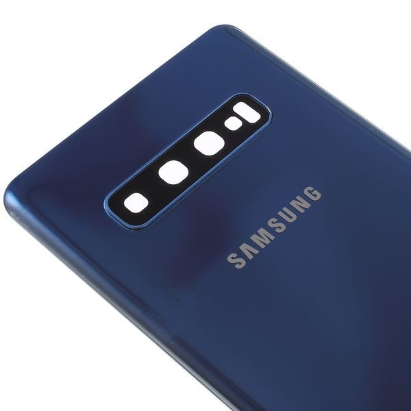 Samsung Galaxy S10 Rear Battery Cover Blue with Camera Lens Cover G973