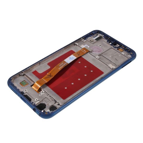Huawei P20 Lite LCD displej dotykové sklo (včetně rámečku) modrý